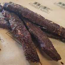 Load image into Gallery viewer, Beef jerky, thick cut pepper (priced per lb.)
