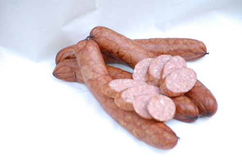 Smoked jalapeño and Cheddar Sausage (Price per LB)